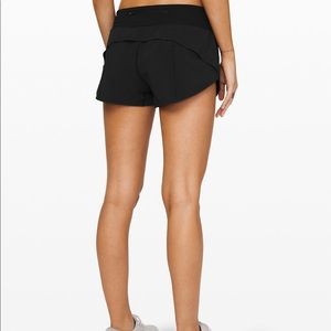 Lululemon Speed Up Shorts 2.5” Black sz 6 EUC